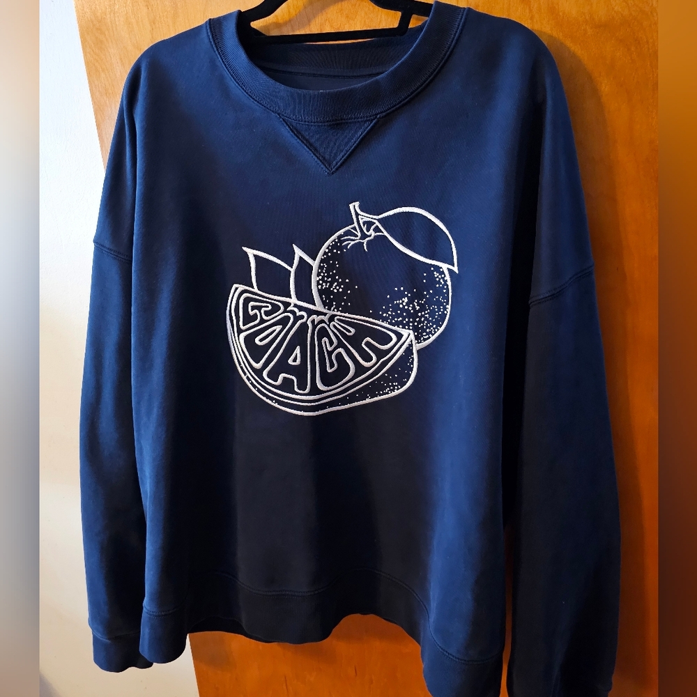 NWT Coach Navy Blue Men's Sweatshirt